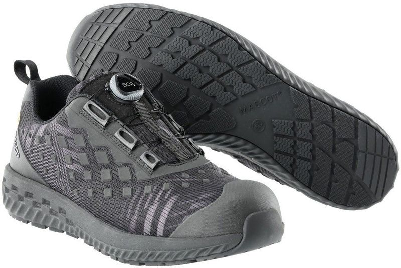 Mascot - F0650-704 Veiligheidsschoenen - Zwart - Slijtvast Textiel