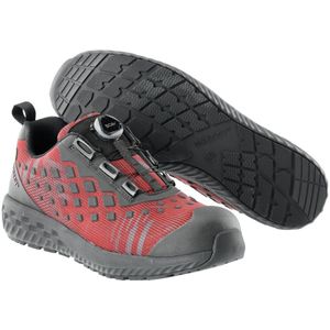 Mascot - F0650-704 - Veiligheidsschoenen - Herfstrood/Zwart - Slijtvast Textiel