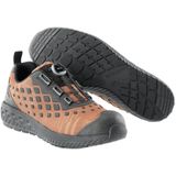 Mascot - F0650-704 Veiligheidsschoenen - Notenbruin/Zwart - Textiel - Composiet Veiligheidsneus