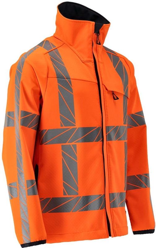 Mascot - 24002-143 - Softshell Jas - Hi-Vis OranjeFluorescerend - 100% Polyester