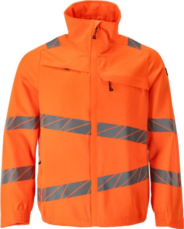 Mascot - Accelerate Safe Jas - Hi-Vis Oranje - Polyester/Katoen - Moderne Pasvorm