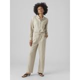 Vero Moda - Jesmilo - Broek - Zwart - 55% Viscose LENZING™ECOVERO™ 45% Linen