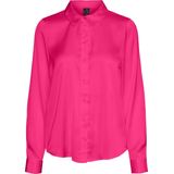 VERO MODA - VMNOA LS SHIRT WVN GA NOEX Dames Blouse - Wit - Katoen