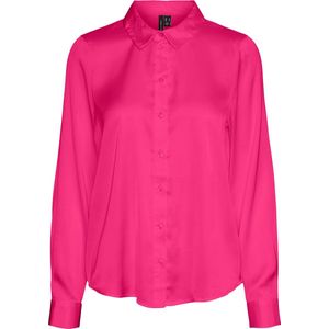 VERO MODA - VMNOA LS SHIRT WVN GA NOEX Dames Blouse - Wit - Katoen