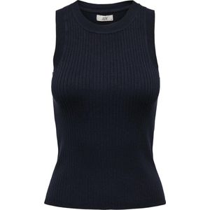 JDY - Gebreide Top - Zwart - O-hals - Mouwloos