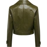 Only - Kim - Imitatie Leren Jas - Zwart