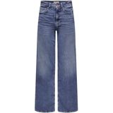 Onlmadison - High Waist Wide Leg Fit Jeans - Blauw - Denim