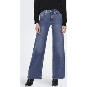 Onlmadison - High Waist Wide Leg Fit Jeans - Blauw - Denim