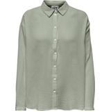 JDY - Theis - Blouse - Pastelgroen - Klassieke Blouse - Lange Mouw