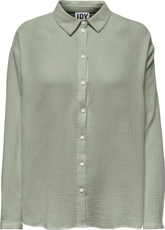 JDY - Theis - Blouse - Pastelgroen - Klassieke Blouse - Lange Mouw