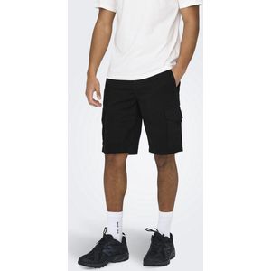Cargo Shorts - Groen - Katoen - Regular Fit