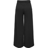 JDY - Broek met Wiede Pijpen - Zwart - Jersey - Flared Fit