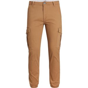 JACK & JONES Marco Joe Cuffed Cargo loose fit - heren cargo broek - camel bruin