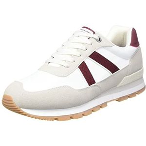 Jack & Jones Jfwreeves Casual 2.0, mocassin voor heren, Moonbeam Detail Cabernet