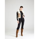 ONLY - Onlbrooke L/S O-hals Flower Swt - Sweater - Zwart - 1 stuk