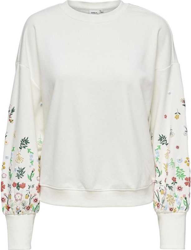 Sweatshirt - ONLBrooke - Effen - Lange Mouw - Normale Pasvorm