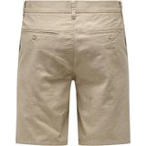 Chino Shorts - Groen - Katoen - Regular Fit