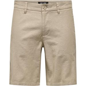 Chino Shorts - Groen - Katoen - Regular Fit