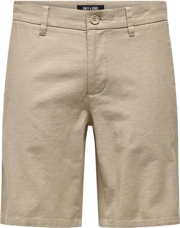 Chino Shorts - Groen - Katoen - Regular Fit