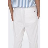 Joggingbroek - Grijs - Katoen - Tapered Fit Met Elastische Tailleband