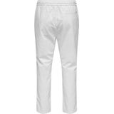 Joggingbroek - Grijs - Katoen - Tapered Fit Met Elastische Tailleband