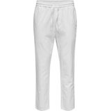 ONLY & SONS Stoffhose »ONSLINUS CROP 0007 COT LIN PNT NOOS«, mit Leinen