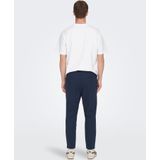 ONLY & SONS Stoffhose "ONSLINUS CROP 0007 COT LIN PNT NOOS", mit Leinen