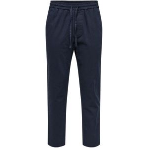 Only & Sons Korte Broek Linnenmix - Model 'LINUS' - Elastische Band
