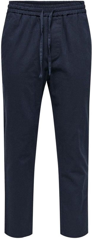 Only & Sons Korte Broek Linnenmix - Model 'LINUS' - Elastische Band