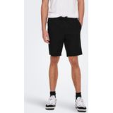 Onslinus - Loose Fit Shorts - Groen - Katoen - Trekkoord in Taille