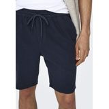 Shorts - Zwart - Katoen - Regular Fit