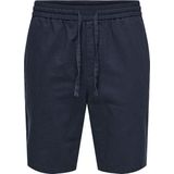 Shorts - Zwart - Katoen - Regular Fit