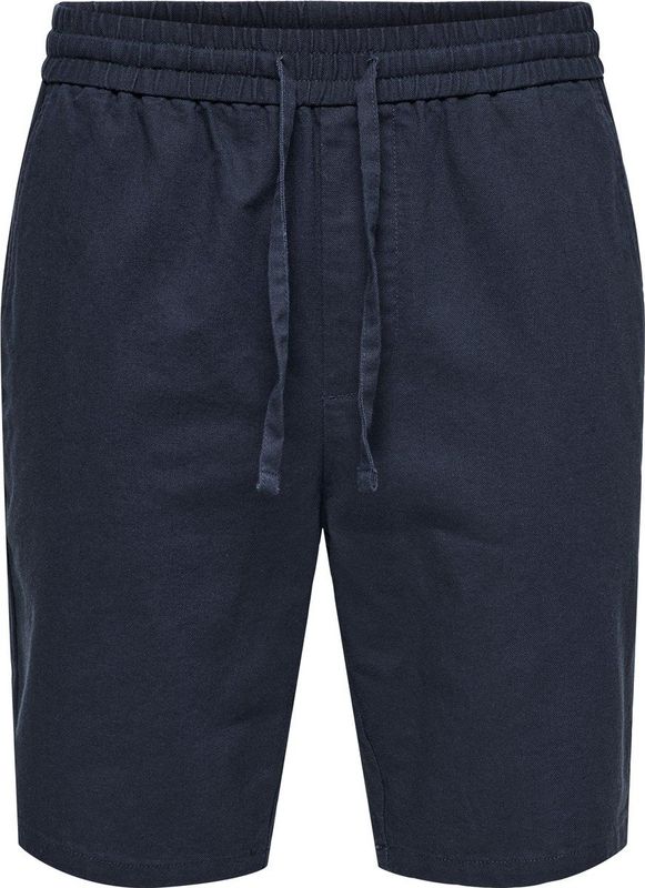 Shorts - Zwart - Katoen - Regular Fit