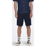 Shorts - Zwart - Katoen - Regular Fit