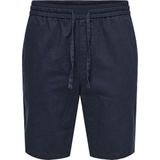 Shorts - Zwart - Katoen - Regular Fit