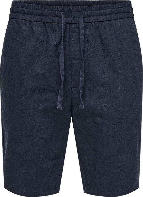 Shorts - Zwart - Katoen - Regular Fit