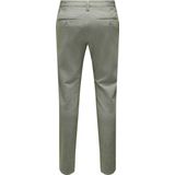 Only & Sons Heren Chino Broek ONSMARK slim Olijf Volwassenen
