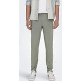 Only & Sons Heren Chino Broek ONSMARK slim Olijf Volwassenen