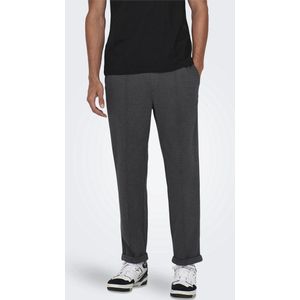 Only & Sons - Sportbroek - Zwart - Sweatstof - Loosefit