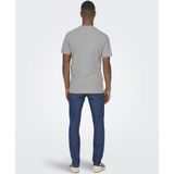 Shirt - Jersey - Ronde Hals - Normale Pasvorm - Kwartmouw - Zacht Aanvoelend