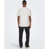 Shirt - Jersey - Ronde Hals - Motiefprint - Normale Pasvorm - Kwartmouw