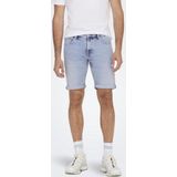 Only & Sons - Onsply Light Blue 5189 - Jeansshort - Lichtblauw - 99% Katoen, 1% Elastaan