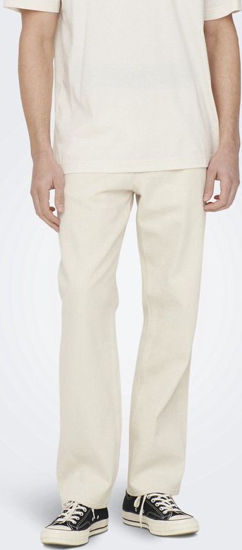 Only & Sons - Onsedge Straight Ecru 5917 Pim Dnm Noos - Heren - Jeans