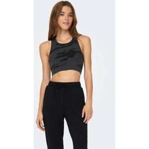 ONLY PLAY level 1 sportbh ONPCAMILLE antraciet/zwart