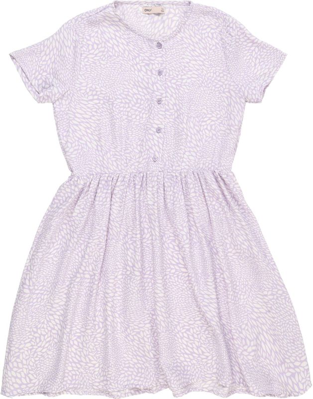 ONLY GIRLS Jurk 'Dani'  lichtlila / wit