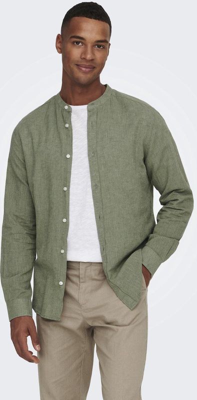 Only & Sons - Slim Overhemd - Verschillende Kleuren - Katoen/Linnen