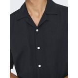 Onscaiden - Overhemd - Slim Fit - Resort Kraag - Korte Mouwen
