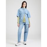 Only - Sophie - Damesoverhemd - Licht Gewassen - Oversized Pasvorm