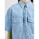 Only - Sophie - Damesoverhemd - Licht Gewassen - Oversized Pasvorm