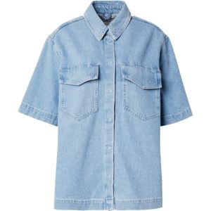 Only - Sophie - Damesoverhemd - Licht Gewassen - Oversized Pasvorm